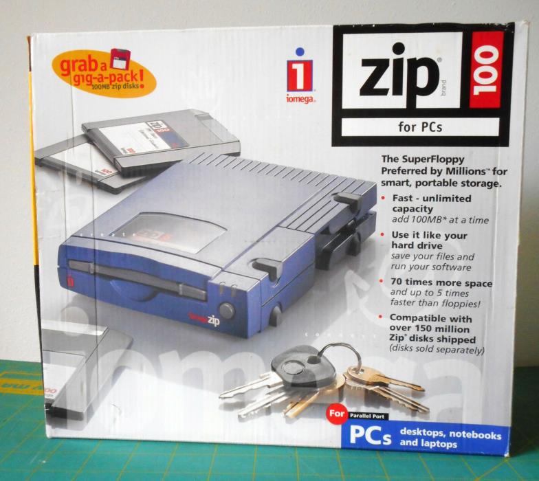 Iomega Zip 100 for PC's SuperFloppy in Box floppy floppy