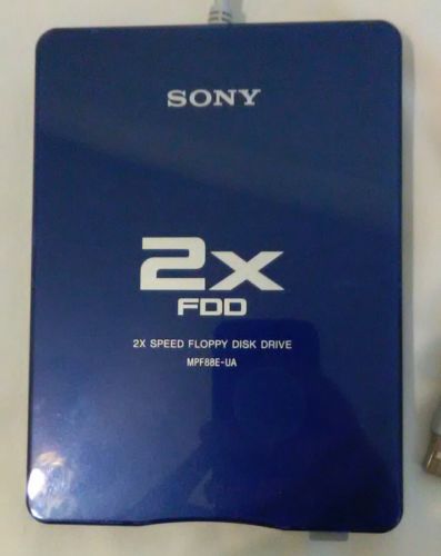 Sony USB Floppy Drive 2X MPF88E-UA Sapphire Blue