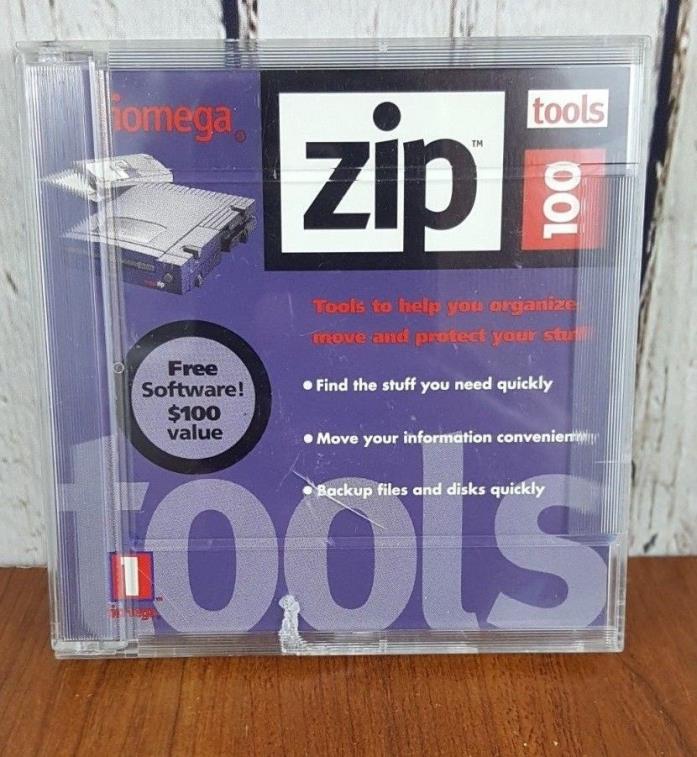IOMEGA Zip Disk 100 Tools EN141909 DOS/WIN/WIN95 5.3.1 MAC 5.4 1997