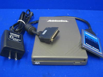 Addonics Pocket Zip AD-160 External 100MB Zip Drive W/ PCMCIA Card for Laptop