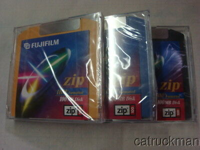 NOS, Fuji Zip Drive, 100mb Discs Formatted for IBM