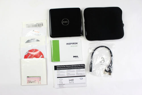 Genuine Dell GX10N External USB Powered Portable DVD/RW Drive W/Case & Accessors