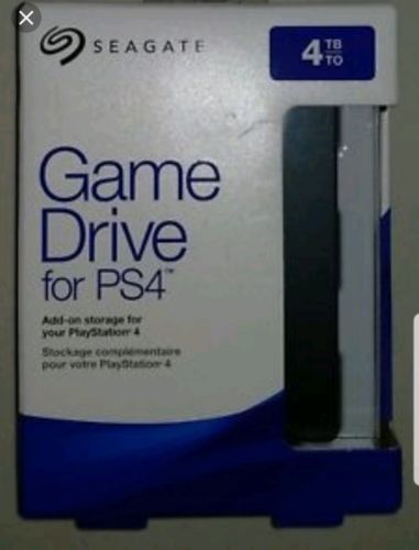NEW Seagate 4TB USB 3.0 External Portable Hard Drive for PS4! STGD4000400