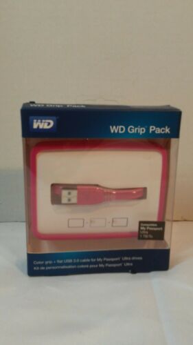 WD Grip Pack for My Passport Ultra 1TB with USB 3.0 Cable, Fuchsia