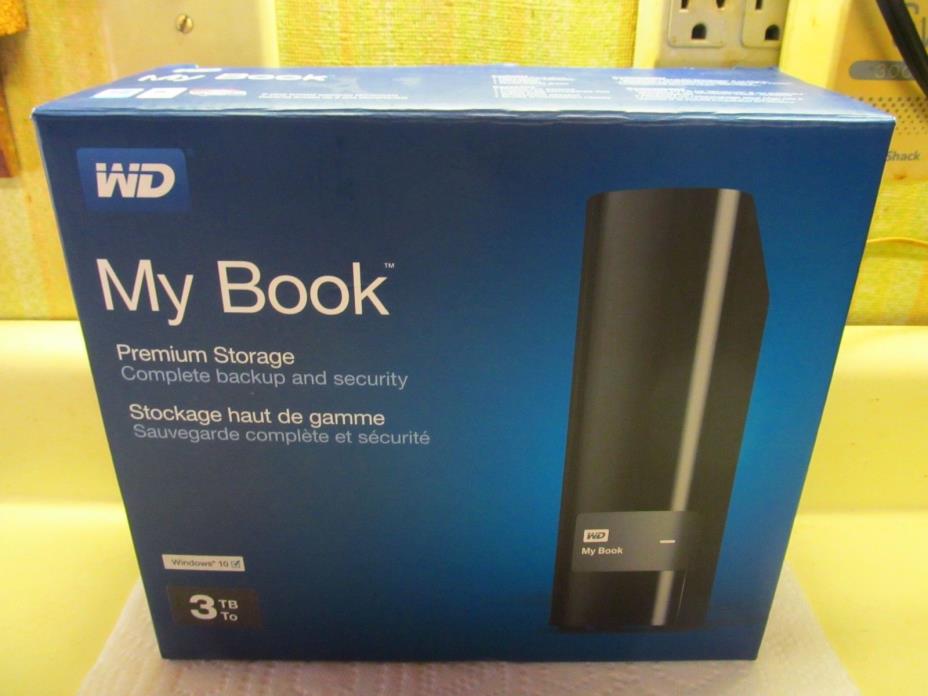 MIB WESTERN DIGITAL WD MY BOOK 3TB USB 3.0 PREMIUM STORAGE WDBFJK0030HBK