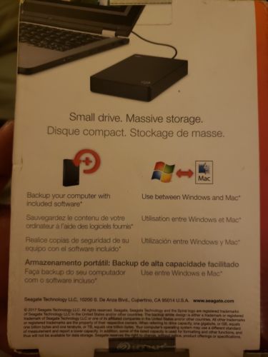 Seagate Backup Plus 4tb Portable External Hard Drive