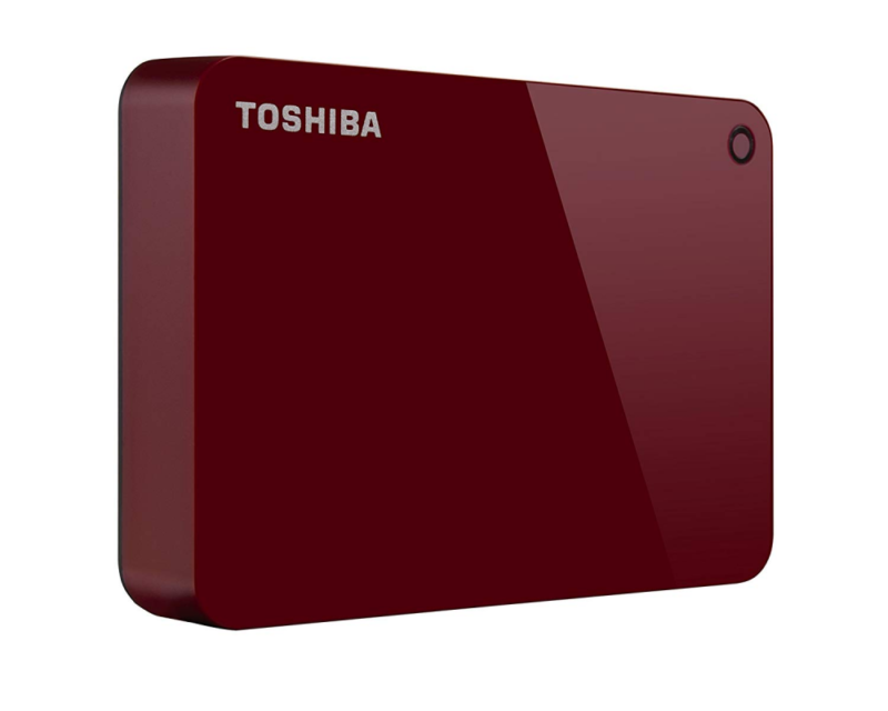 Toshiba Canvio Advance 3TB Portable External Hard Drive USB 3.0, Red (HDTC930XR3