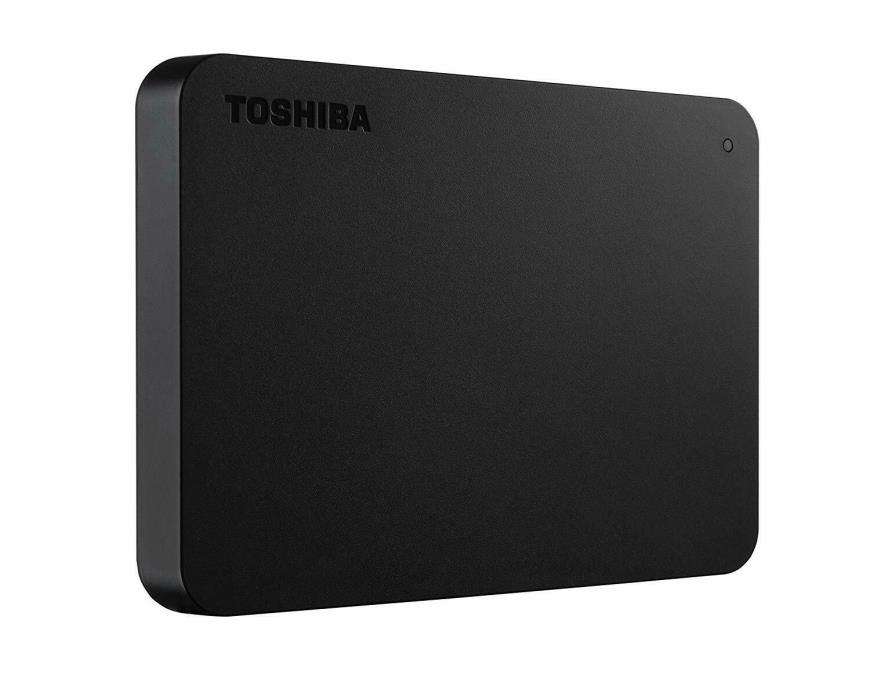 Toshiba HDTB410XK3AA Canvio Basics 1TB Portable External Hard Drive USB 3.0