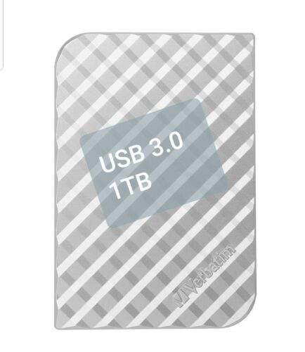 NEW! Verbatim Store 'n' Go 1TB Hard External Hard Drive #99373 USB 3.0