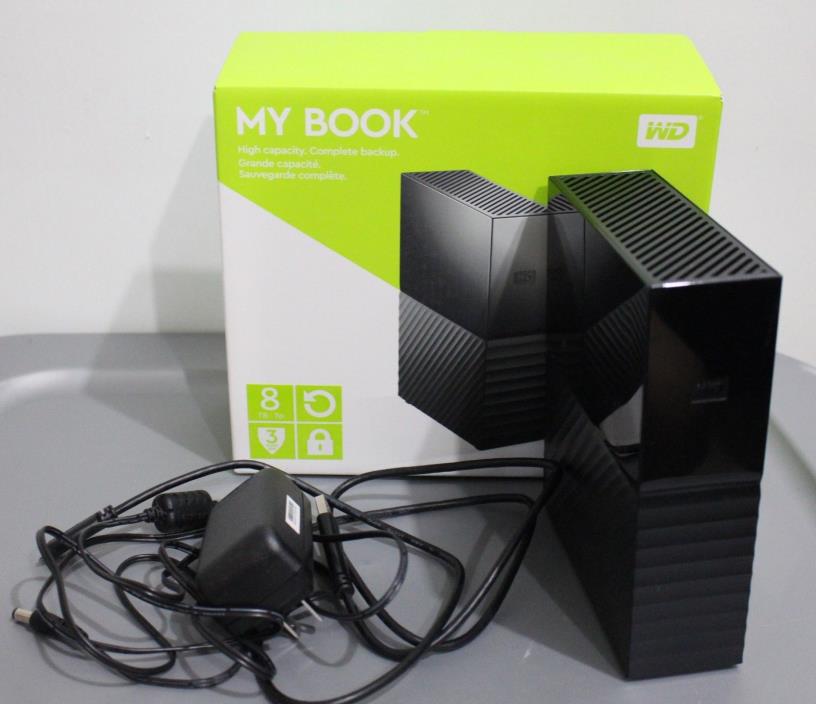 WD - My Book 8TB External USB 3.0 Hard Drive - Black