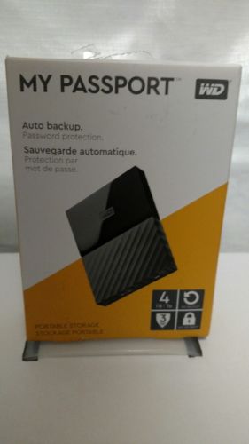 Western Digital My Passport 4TB Portable External Hard Drive