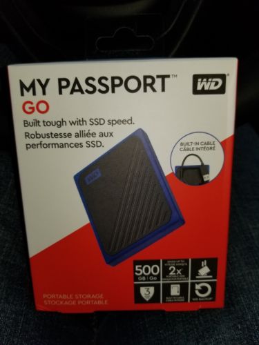 Wd my passport Cobalt Blue 500gb