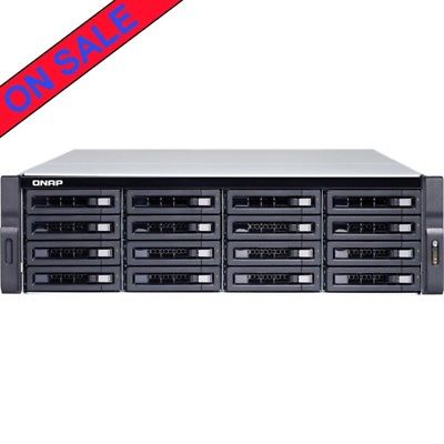 QNAP TS-1677XU-RP-2700 32tb SSD NAS Server 16x2000gb Seagate BarraCuda Drives