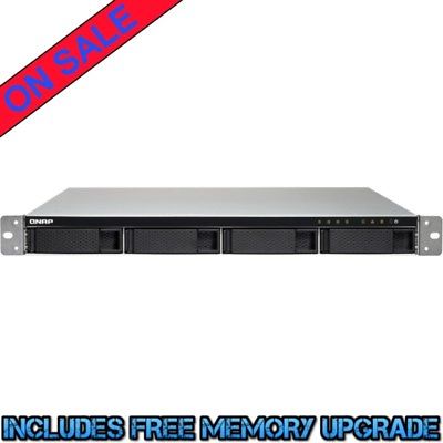 QNAP TS-432XU-RP 8tb SSD NAS Server 4x2000gb Seagate BarraCuda Drives