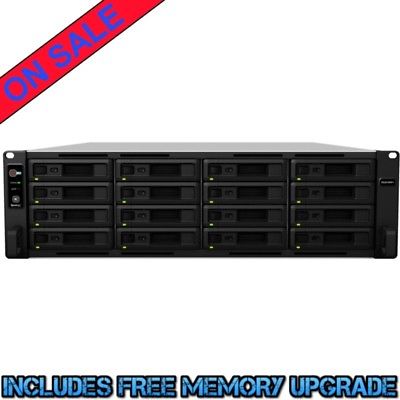 Synology RS2818RP+ 8tb SSD NAS Server 16x500gb Seagate BarraCuda Drives
