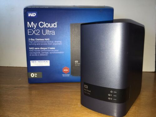 WD Diskless My Cloud EX2 NAS - WDBVKW0000NCH-NESN - MINT Cond.