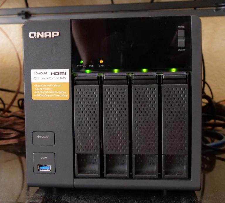QNAP TS-453A-8G-US NAS + 40TB Storage