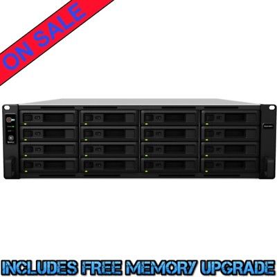 Synology RS2818RP+ 32tb SSD NAS Server 16x2000gb Seagate BarraCuda Drives