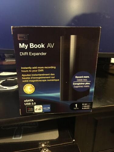 Western Digital My Book AV DVR 1TB Expander External Hard Drive