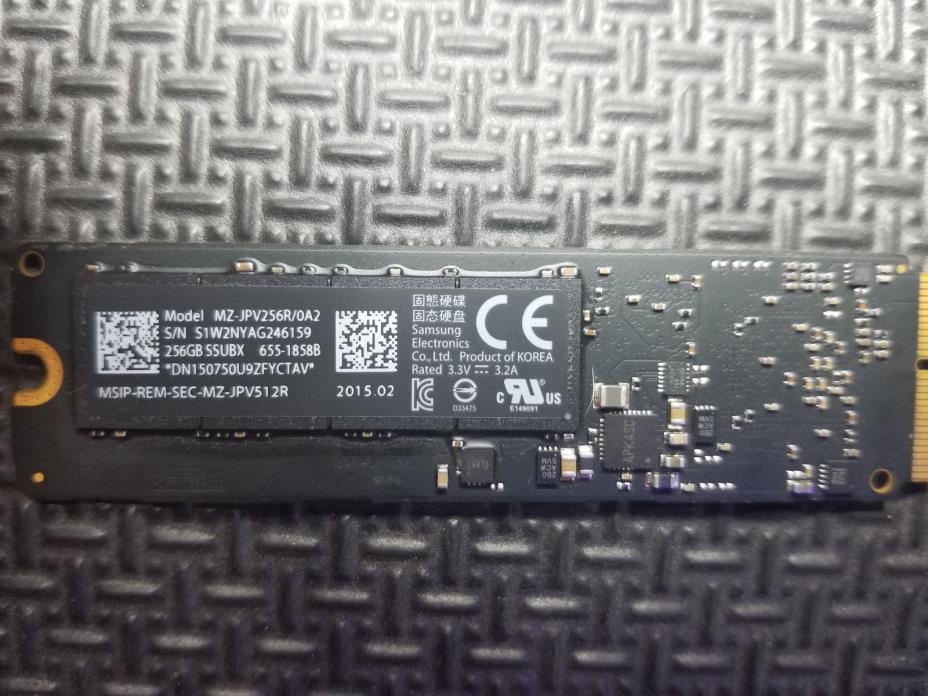 GENUINE APPLE /  256GB Internal (MZ-JPV256R/0A2) SSD