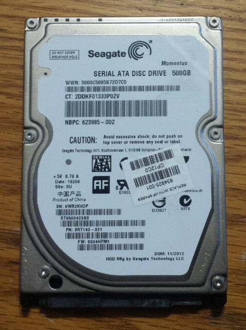 Seagate Momentus 500GB 2.5