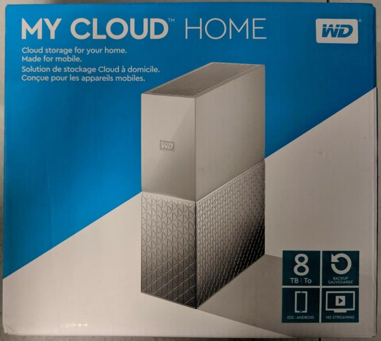 WD 8TB My Cloud Home Personal Cloud Storage (WDBVXC0080HWT) #EB9450