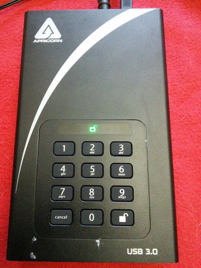 Apricorn Aegis Padlock DT 3TB External (ADT-3PL256-3000) HDD