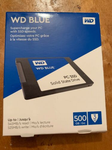 WD - Blue PC SSD 500GB Internal SATA Solid State Drive
