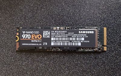 2TB Samsung 970 EVO M.2 NVMe PCI-Express SSD Solid State Drive MZ-V7E2T0BW PCIe