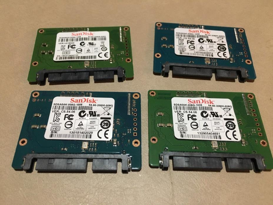 SANDISK CF036-60001 CE988-67917 SDSA5AK-008G-1006 8GB SATA SOLID STATE DRIVE SSD