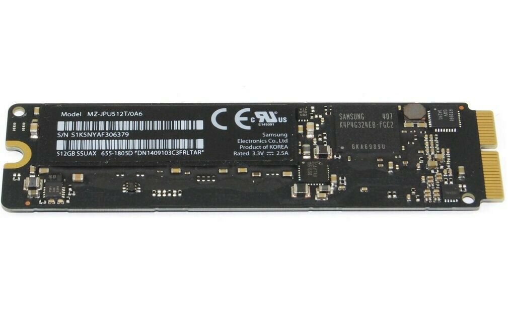 OEM Apple Samsung 512GB SSD for MacBook Pro/Air 2013-2015 SSUAX
