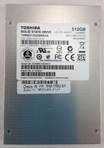 Toshiba 512GB 2.5
