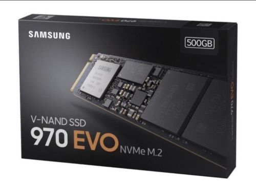 SAMSUNG 500GB SSD 970 EVO M.2-2280 Internal MLC PCIe 3.0 x4 MZ-V7E500BW NVMe