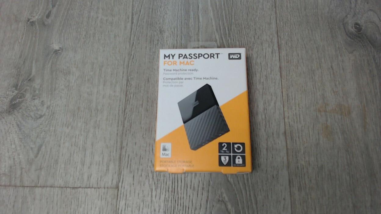 Western Digital My Passport For MAC 2TB Portable External