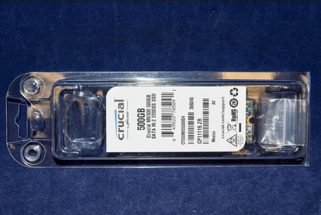 CT500MX500SSD4 Crucial MX500 500GB SATA M.2 2280 SSD