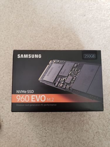 Smsung 960 EVO Series - 250GB PCIe NVMe - M.2 Internal SSD (MZ-V6E250BW)