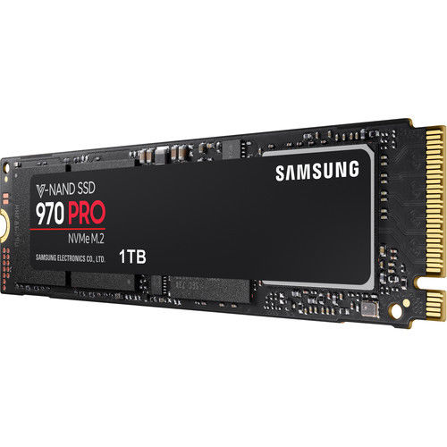 NEW Retail Samsung 970 PRO Series 1TB PCIe NVMe M.2 Internal SSD MZ-V7P1T0BW
