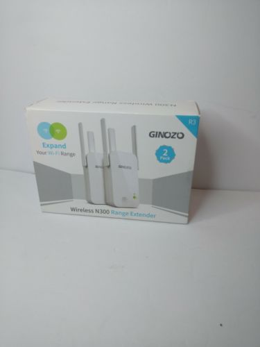 300Mbps Wireless N300 WiFi Range Extender R3 by GINOZO 2 Pack Wifi Expander