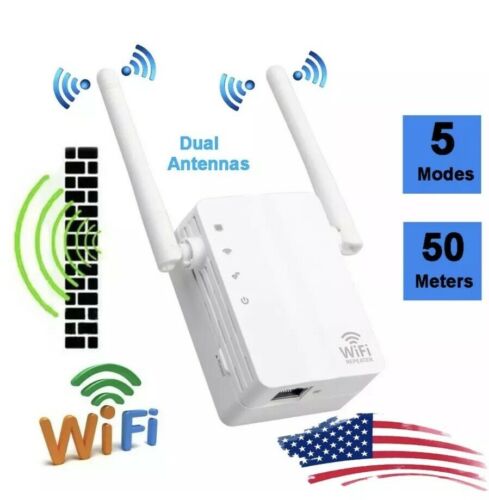 300Mbps Wireless-N Range Extender WiFi Repeater Signal Booster Network Router US