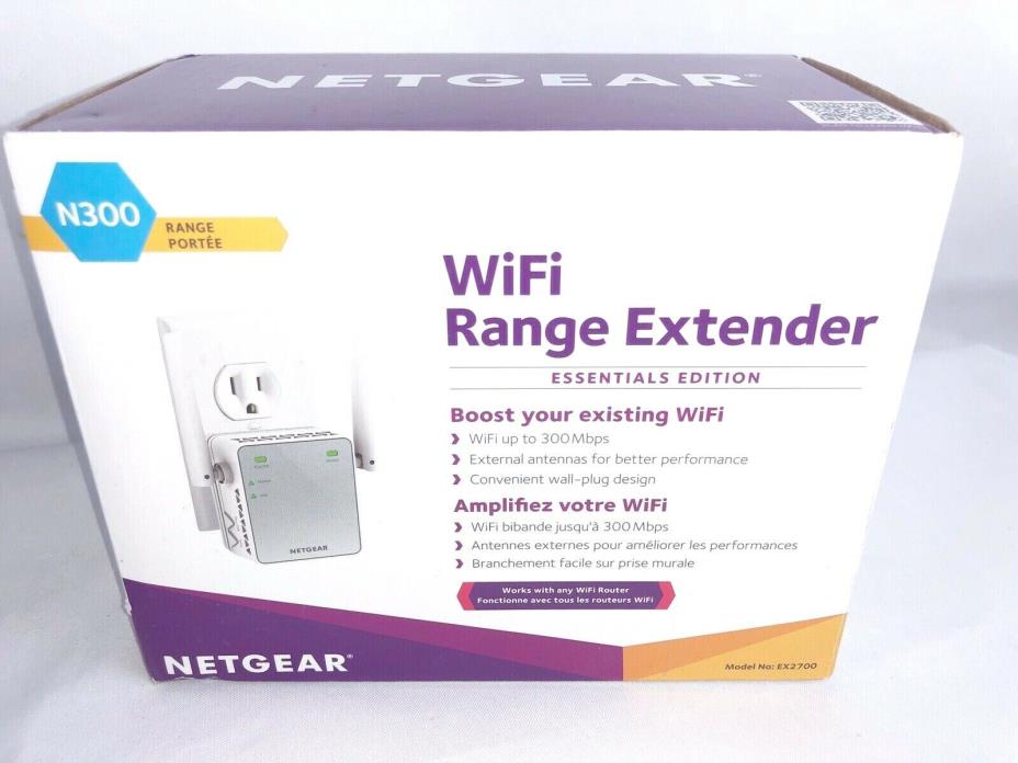 NETGEAR N300 WiFi Network Range Extender EX2700