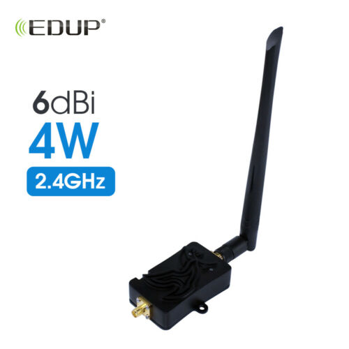 Amplifier Signal 4W Extender Range EDUP 2.4Ghz EP-AB007 Wi-Fi Amplifier WiFi