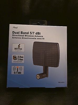 NEW Rosewill Dual Band 5/7 dBi Directional Wireless Antenna RNX-AD7D