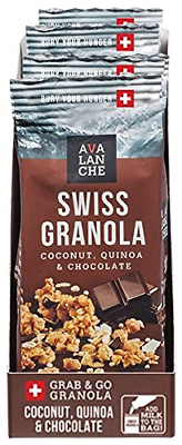 Avalanche Coconut, Quinoa & Chocolate Swiss Granola, 1.76 Ounce Bag Pack of 6 of