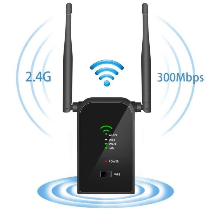 Internet Range Extender WiFi Signal Booster Home Network Long Increase 300 Mbps