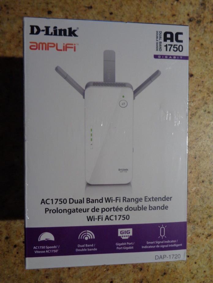 D-Link Amplifi AC1750 Dual Band Wi-Fi Range Extender (DAP-1720)