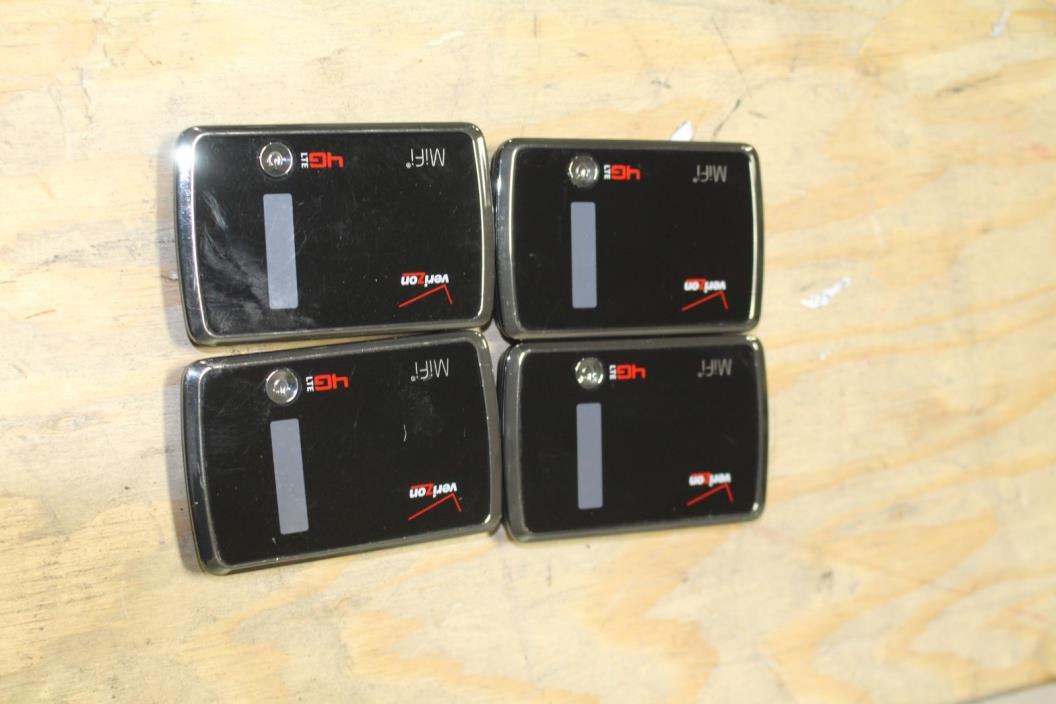 LOT OF 4 VERIZON WIFI 4G LTE MIFI4510