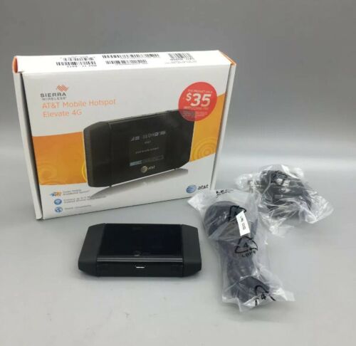 Sierra Wireless AT&T 65260 Mobile Hotspot Elevate 4G Black *Fast Free Ship* C09