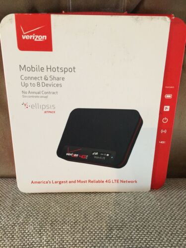 Verizon MHS800LPP Mobile Hotspot WiFi Ellipses Jet pack 4GLTE New
