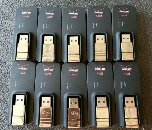 Lot of 10 Verizon Novatel Mifi MC620 / USB620L High Speed Wifi 4G LTE Unlocked!