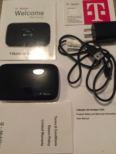 ZTE MF64 (Z64) T-Mobile 4G No-Contract Mobile Hotspot, Will Need New Sim Card